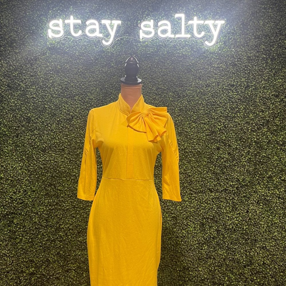 Vintage Yellow Dress